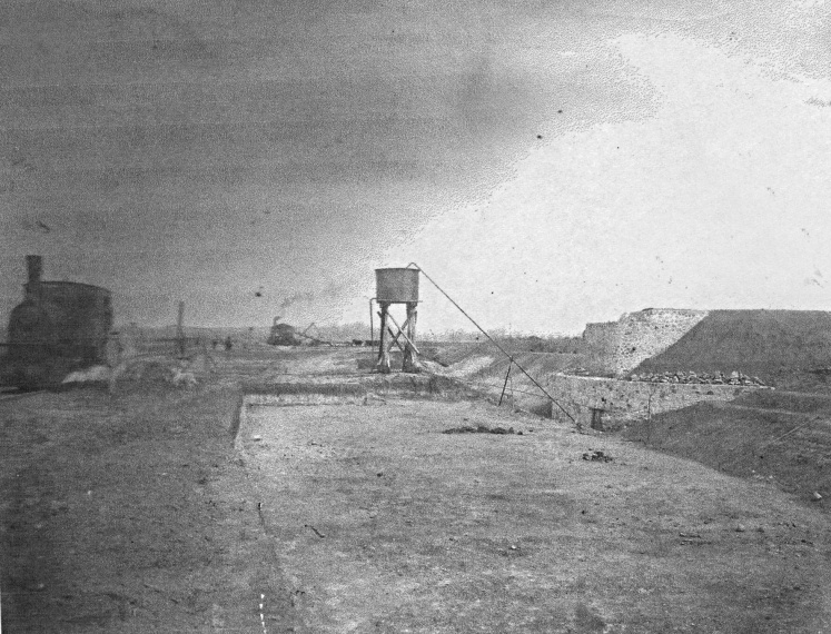 010 Stavění mostu u Vrbna 10.květen 1903
